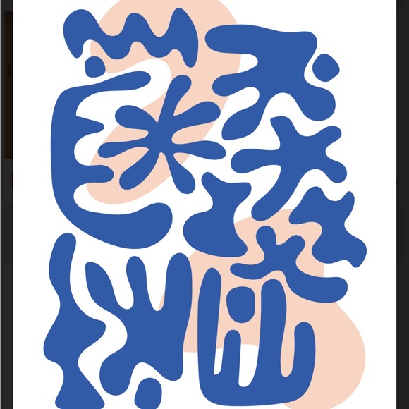 Henri Matisse Inspired Minimalist Abstract Wall Art Print Set of 3 - Picture 11 of 13